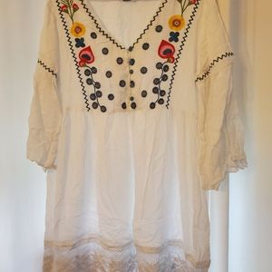 Embroidered dress